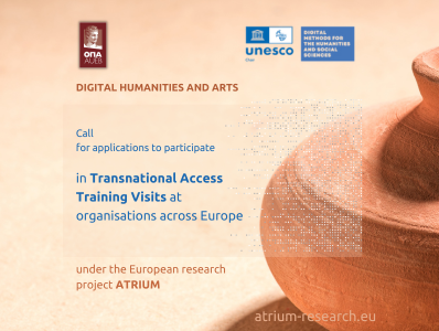 Digital Humanities and Arts - Transnational Access Training Visits at Organizations across Europe