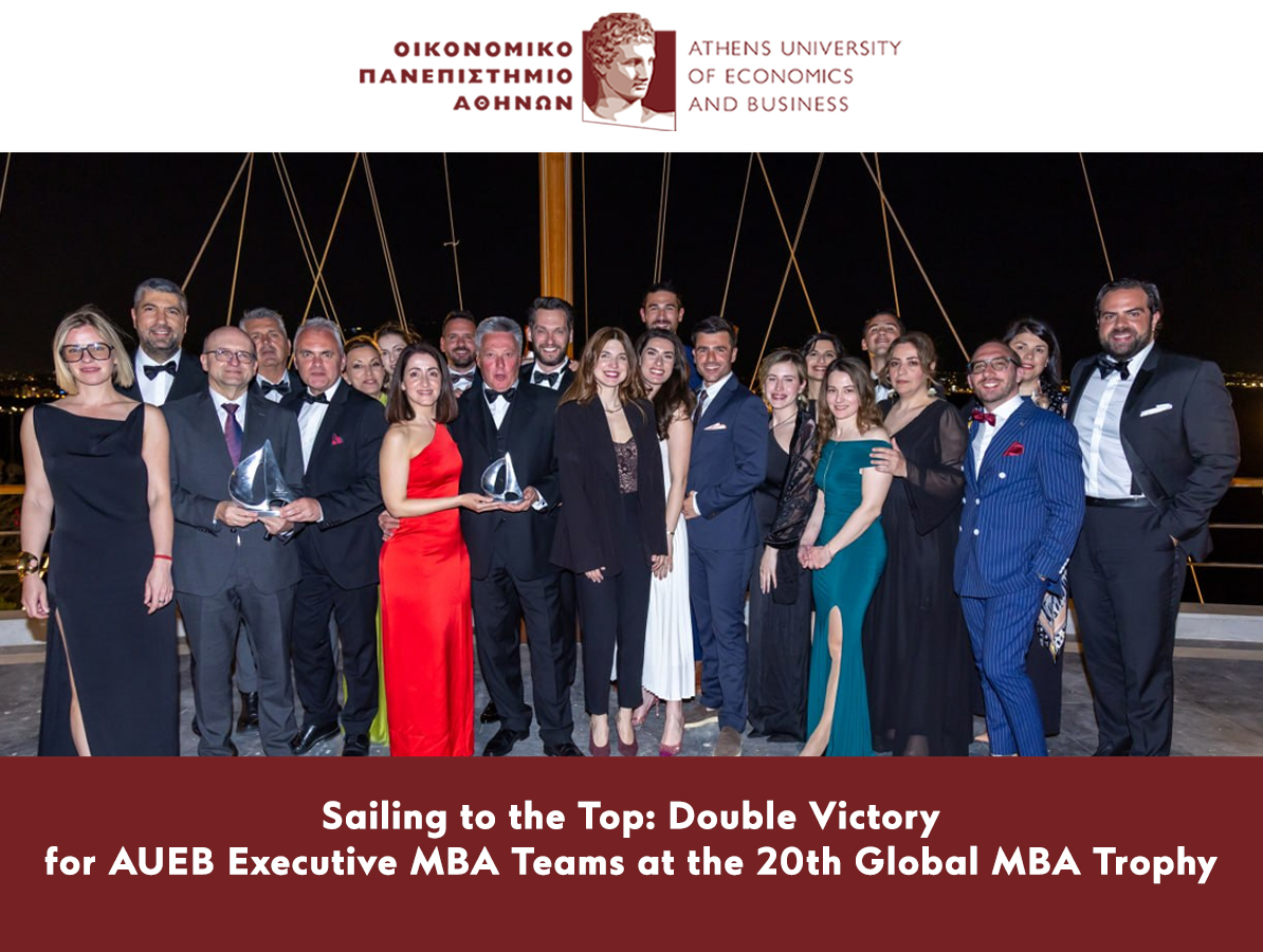 Sailing to the Top: Double Victory for AUEB Executive MBA Teams at the 20th Global MBA Trophy