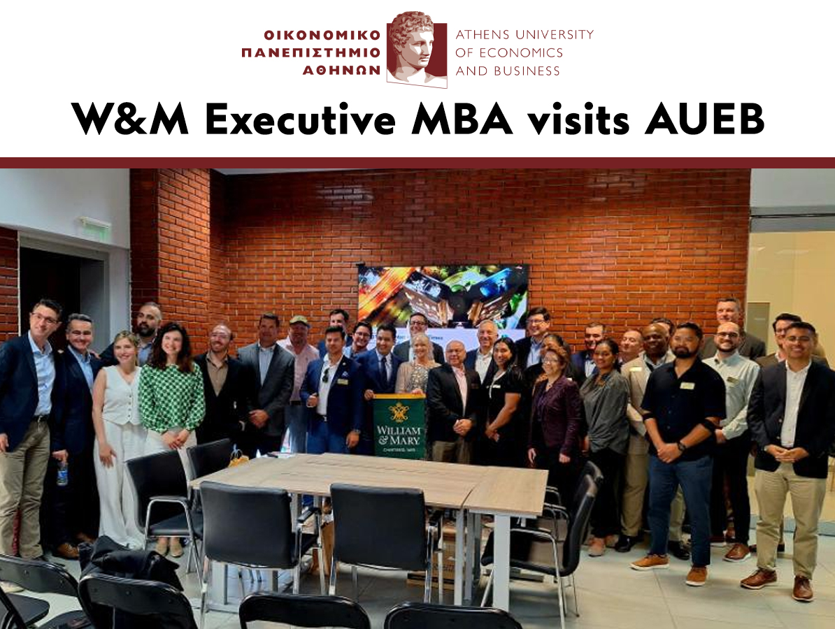 W&M Executive MBA visits AUEB