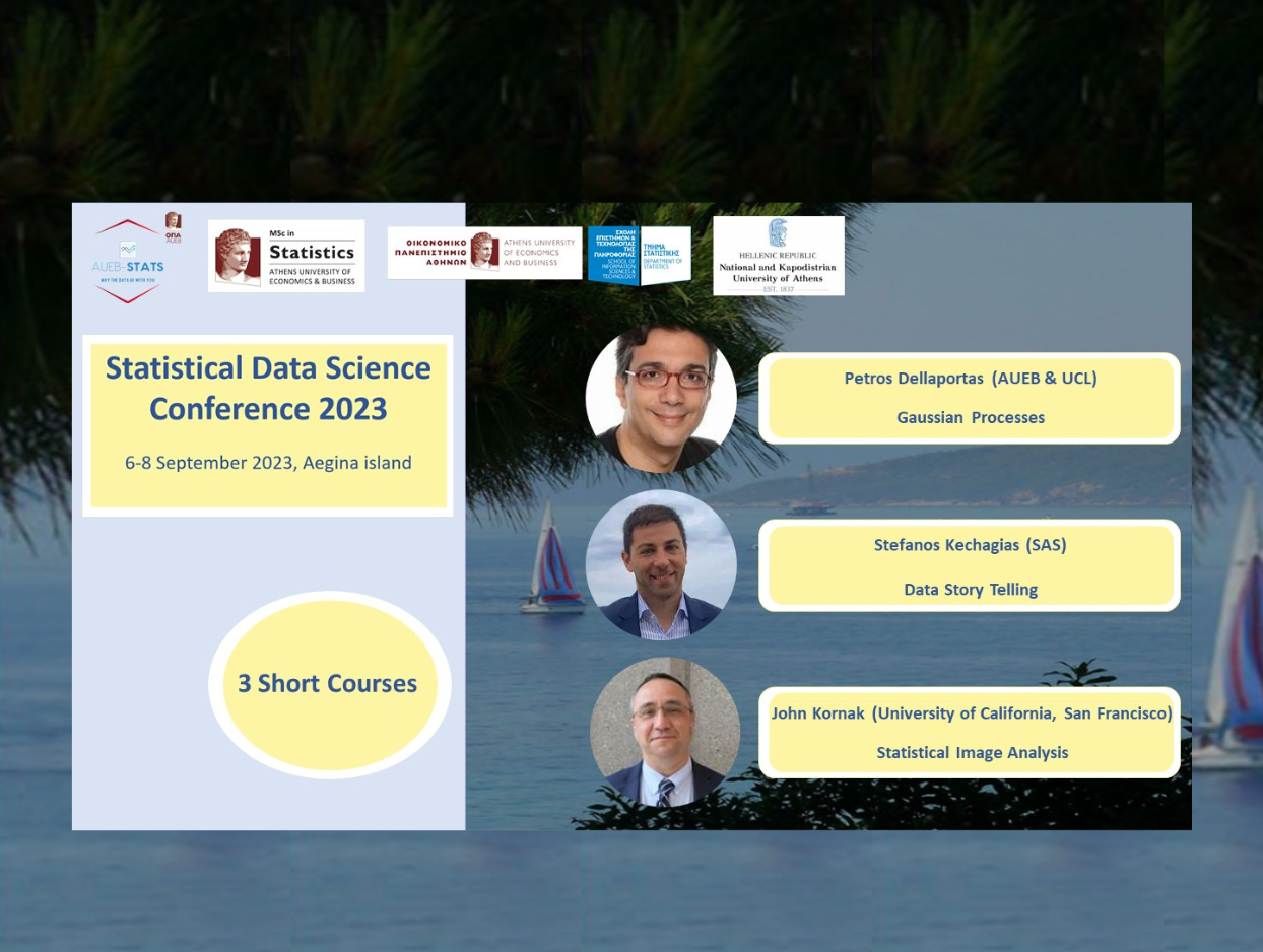 AUEB Conference on Statistical Data Science, 6th-8th September 2023, Aegina