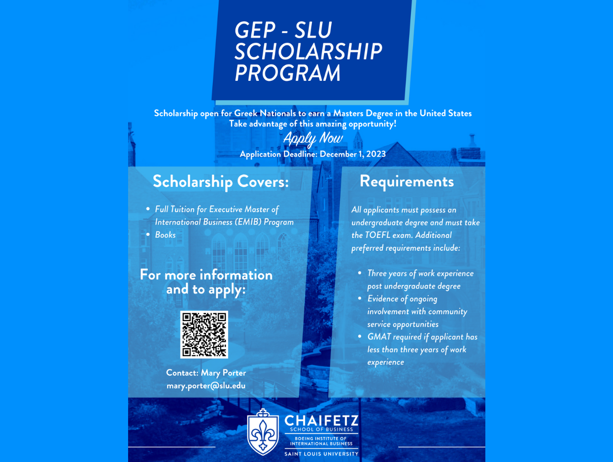 Saint Louis University Scholarship Program