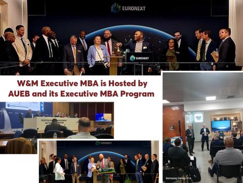 W&M Executive MBA is Hosted by AUEB and its Executive MBA Program