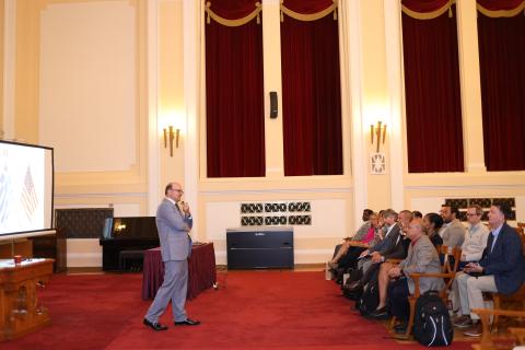 Speach of Vice Rector for International Cooperation and Growth, Professor Vassilis Papadakis, at the W&M-AUEB welcome event