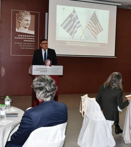 Speach of the Rector of the Athens University of Economics and Business, Professor Dimitris Bourandonis 