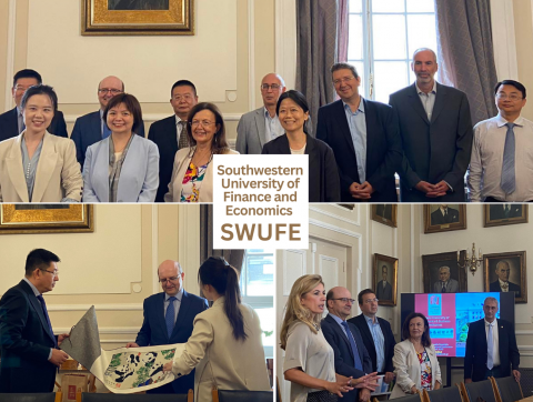 The Athens University of Economics and Business welcomed a delegation from the Southwestern University of Finance and Economics (SWUFE), China