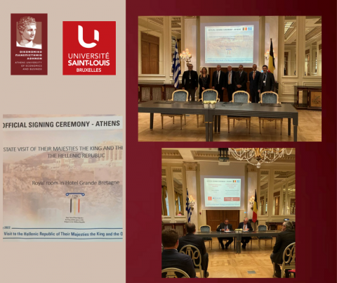 Memorandum of Cooperation between Université Saint-Louis - Bruxelles and the Athens University of Economics and Business