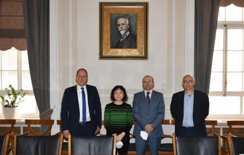 Reception of Taiwan representatives at the Athens University of Economics and Business