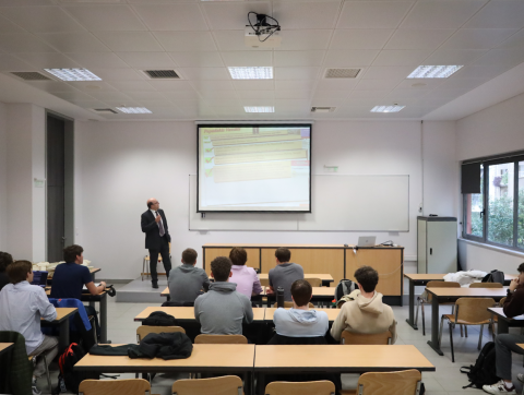 Vice Rector for International Cooperation and Growth, Professor Vassilis Papadakis, welcomed the first cohort of American students in the context of the "AUEB - KSB Study Abroad Program"