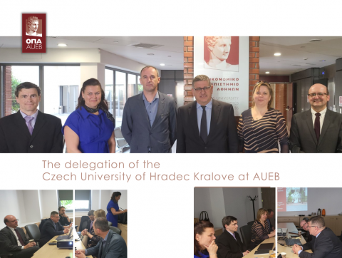 Τhe delegation of the Czech University of Hradec Kralove at AUEB
