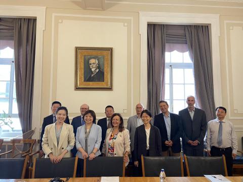 The Athens University of Economics and Business welcomed a delegation from the Southwestern University of Finance and Economics (SWUFE), China