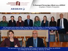 Το Οικονομικό Πανεπιστήμιο Αθηνών και η AEGEAN υπογράφουν Μνημόνιο Συνεργασίας