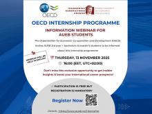 OECD Internship Programme - Webinar for AUEB students