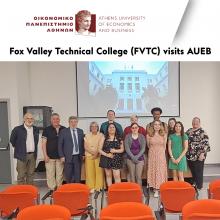 Fox Valley Technical College (FVTC) visits AUEB