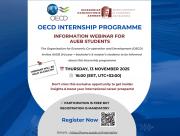 OECD Internship Programme - Ενημερωτικό Webinar για φοιτητές/φοιτήτριες του ΟΠΑ